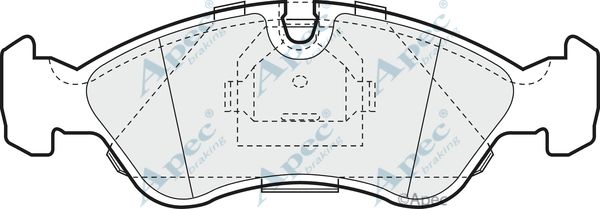 APEC BRAKING Jarrupala, levyjarru PAD589